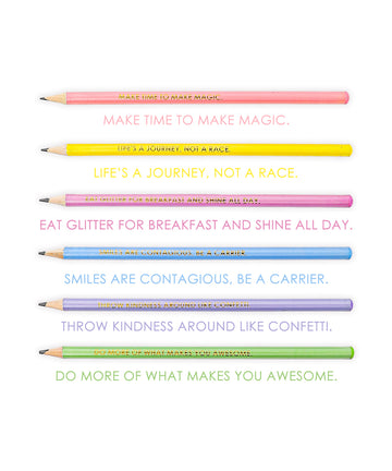 Colorful Inspirational Sketch Pencil Set